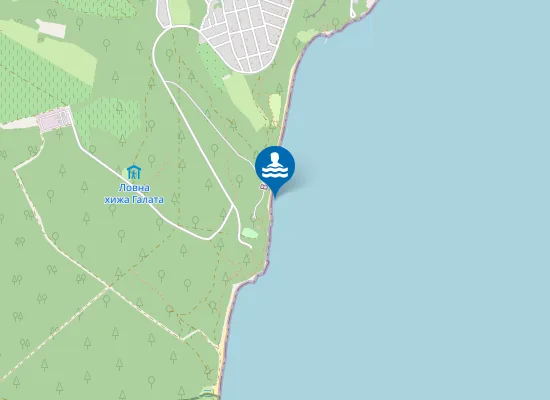 Map of Хижа Черноморец