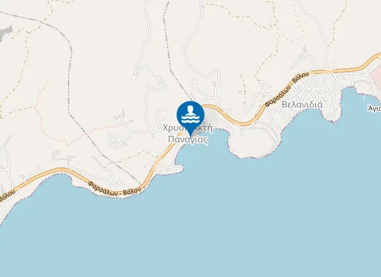 Map of CHRYSI AKTI PANAGIAS