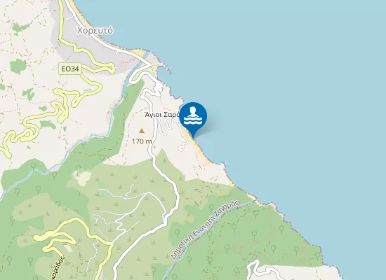 Map of Agioi Saranta