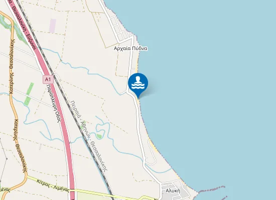 Map of ARCHAIA PYDNA