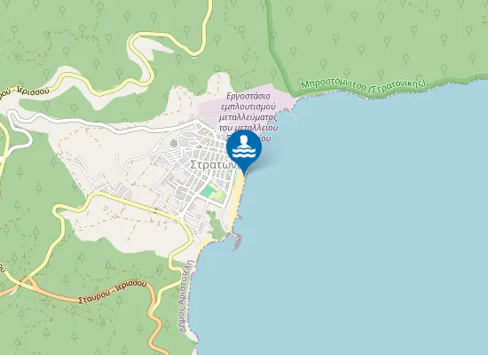 Map of KENTRIKI PLAZ STRATONIOU