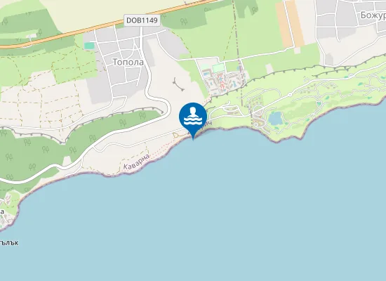 Map of Божурец