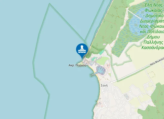 Map of PYRGOS SANIS [SANI 1]