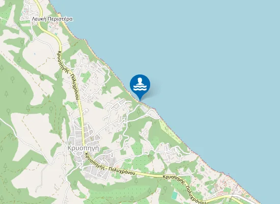 Map of KRYOPIGI [KRYOPIGI - POLYCHRONO 1]