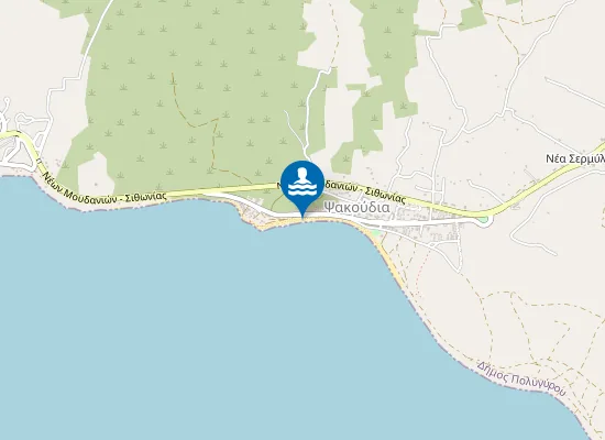 Map of PSAKOUDIA DYTIKA