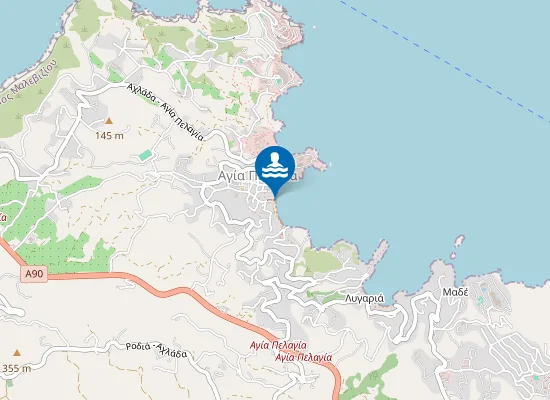 Map of Agia Pelagia