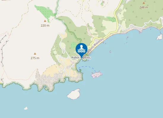 Map of KALOI LIMENES