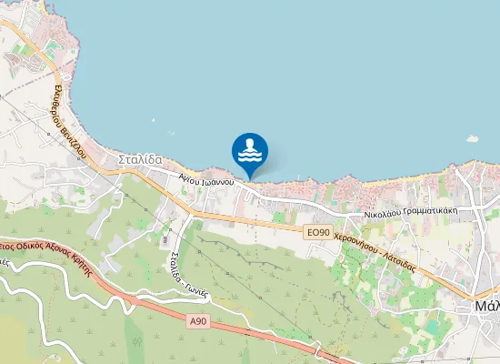 Map of Agios Dimitrios