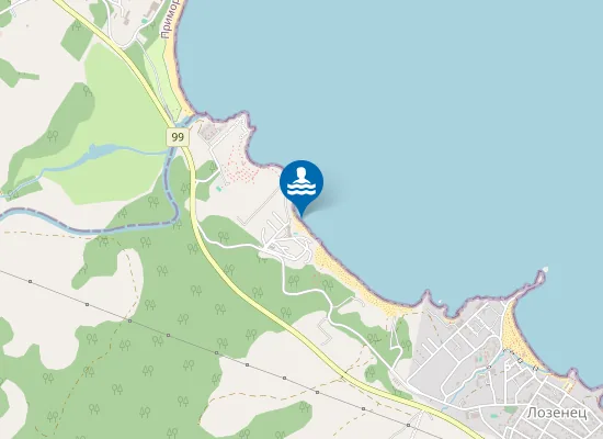 Map of Къмпинг Юг