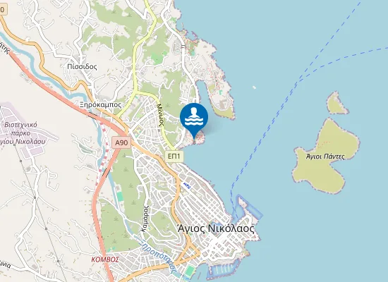 Map of AGIOS NIKOLAOS 3