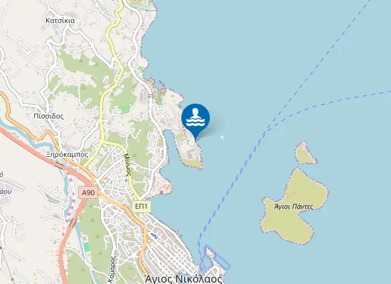 Map of AGIOS NIKOLAOS 2