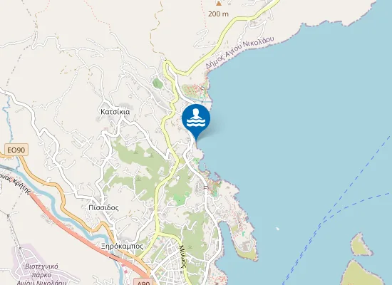 Map of DIMOTIKI AKTI CHAVANIA