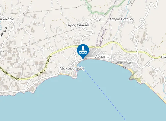 Map of KOINOTIKI PLAZ MAKRYGIALOU