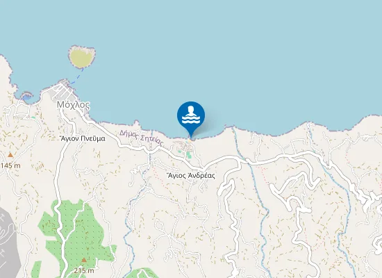 Map of MOCHLOS - XEROSTERNIA