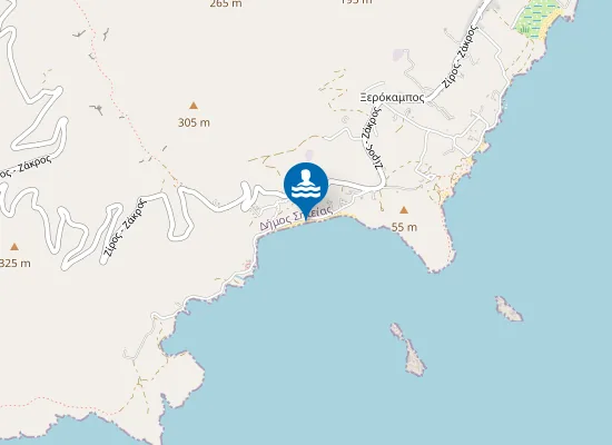 Map of MEGALI PARALIA XEROKABOU