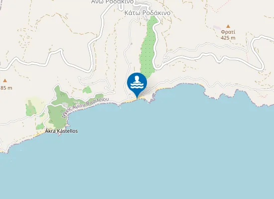 Map of KORAKAS - RODAKINO