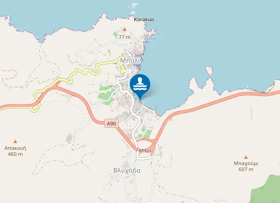 Map of BALI - LIVADI