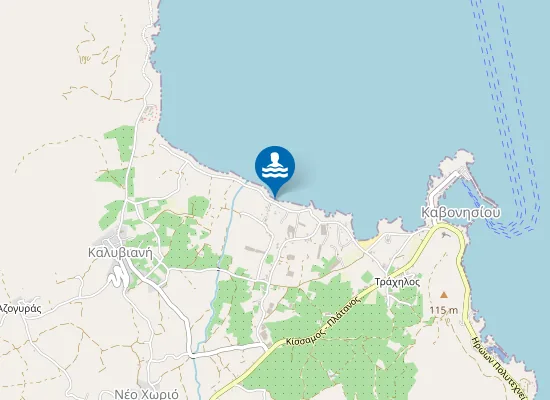 Map of GRAMVOUSA - BIGLIA