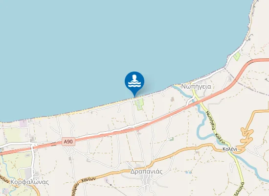 Map of KOURFALONAS - DRAPANIAS - MITHUMNA - NOPIGIA