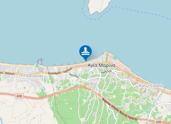 Map of Agia Marina 1