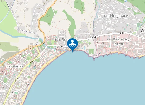 Map of Свети Влас-Плаж Специализирана Болница