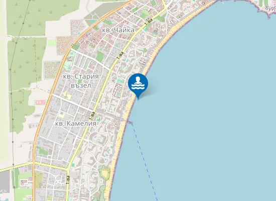 Map of Слънчев Бряг-Хотел Глобус