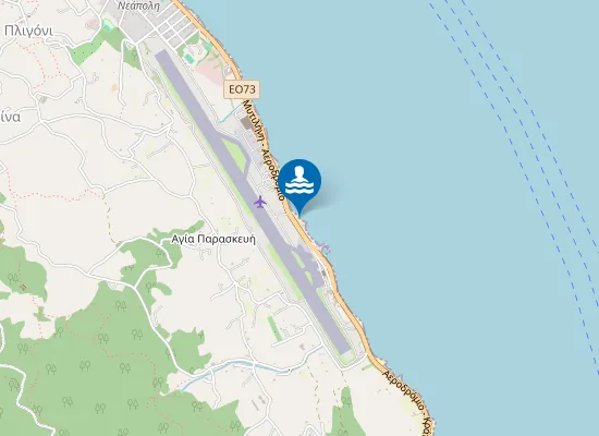 Map of Aerodromio Mytilinis