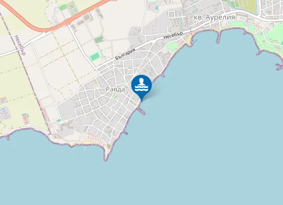 Map of Равда-Централен Плаж