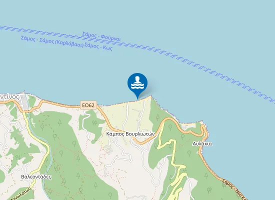 Map of AKTI KAMPOU VOURLIOTON