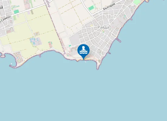 Map of Равда-Плаж Ндк