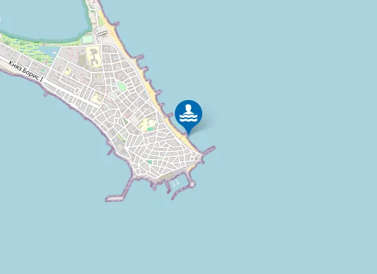 Map of Поморие-Източен Плаж