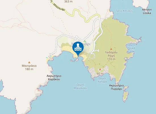 Map of MAGGANARI ANATOLIKA