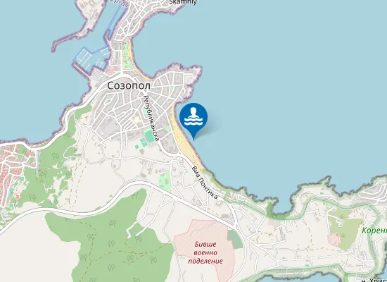 Map of Созопол-Плаж Харманите