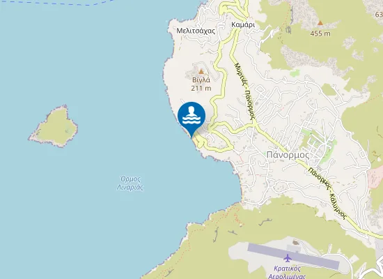 Map of NISOS TELENDOS