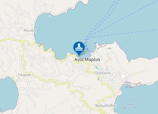 Map of Agia Marina