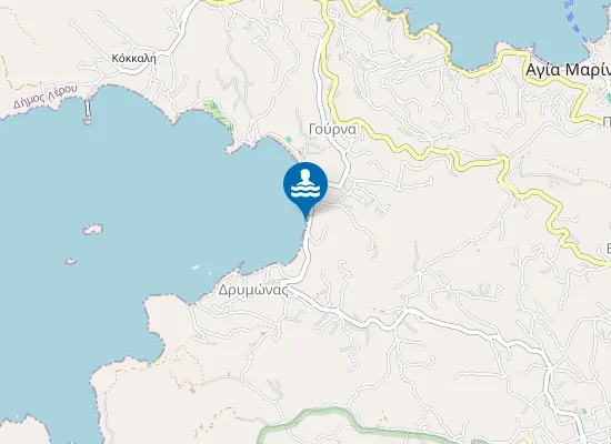 Map of GOURNA - DRYMONAS