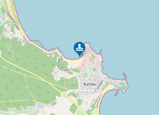 Map of Китен-Северен Плаж