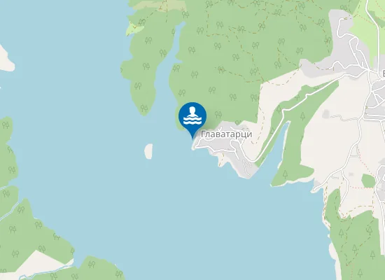 Map of Язовир Кърджали-Плаж 2