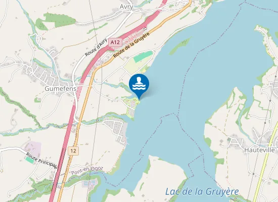 Map of PLAGE DE GUMEFENS