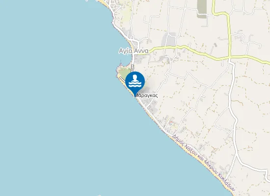 Map of Agia Anna - Maragkas