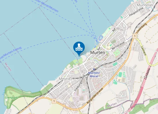 Map of GEMEINDE STRANDBAD