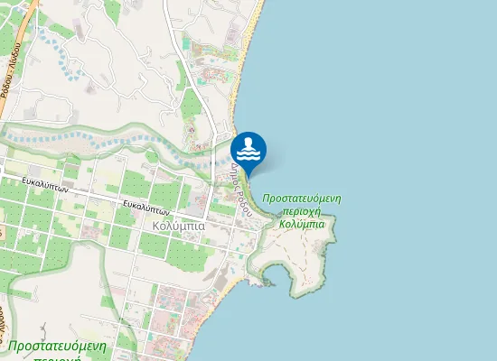 Map of Afantou - Kolimpia