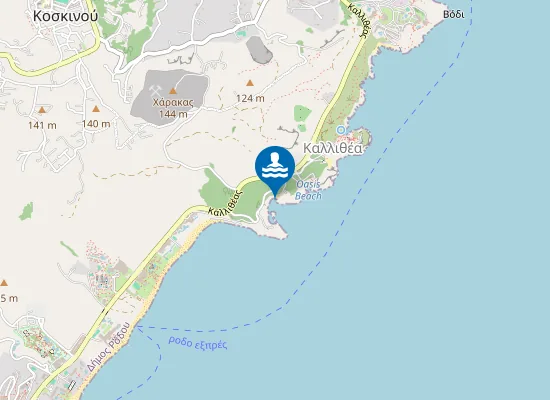 Map of MAVROS KAVOS - AGALI