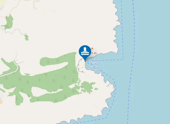 Map of Agios Georgios