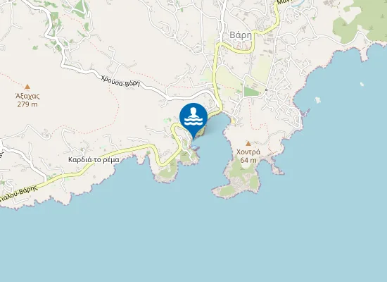 Map of VARI - ACHLADI