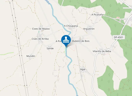 Map of RIO BEBA MAZARICOS PM1