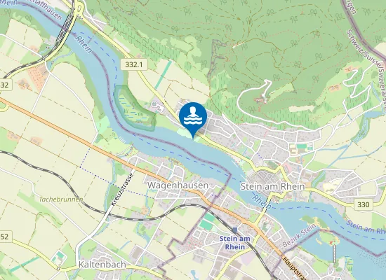 Map of STEIN AM RHEIN STRANDBAD NIDERFELD