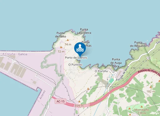 Map of PLAYA PORTO DE SUEVOS PM1