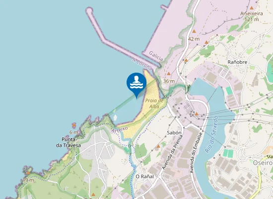 Map of PLAYA ALBA-SAB?N PM1