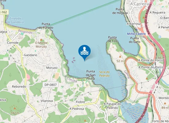 Map of PLAYA REGUEIRO PM1